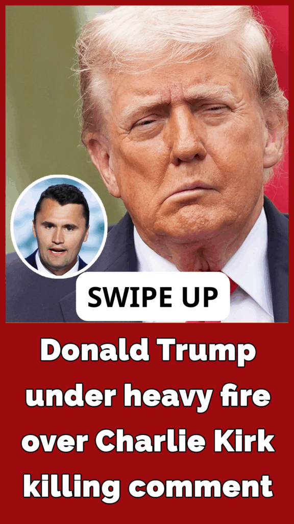 Donald Trump slammed for “dangerous” comment after Charlie Kirk killing
